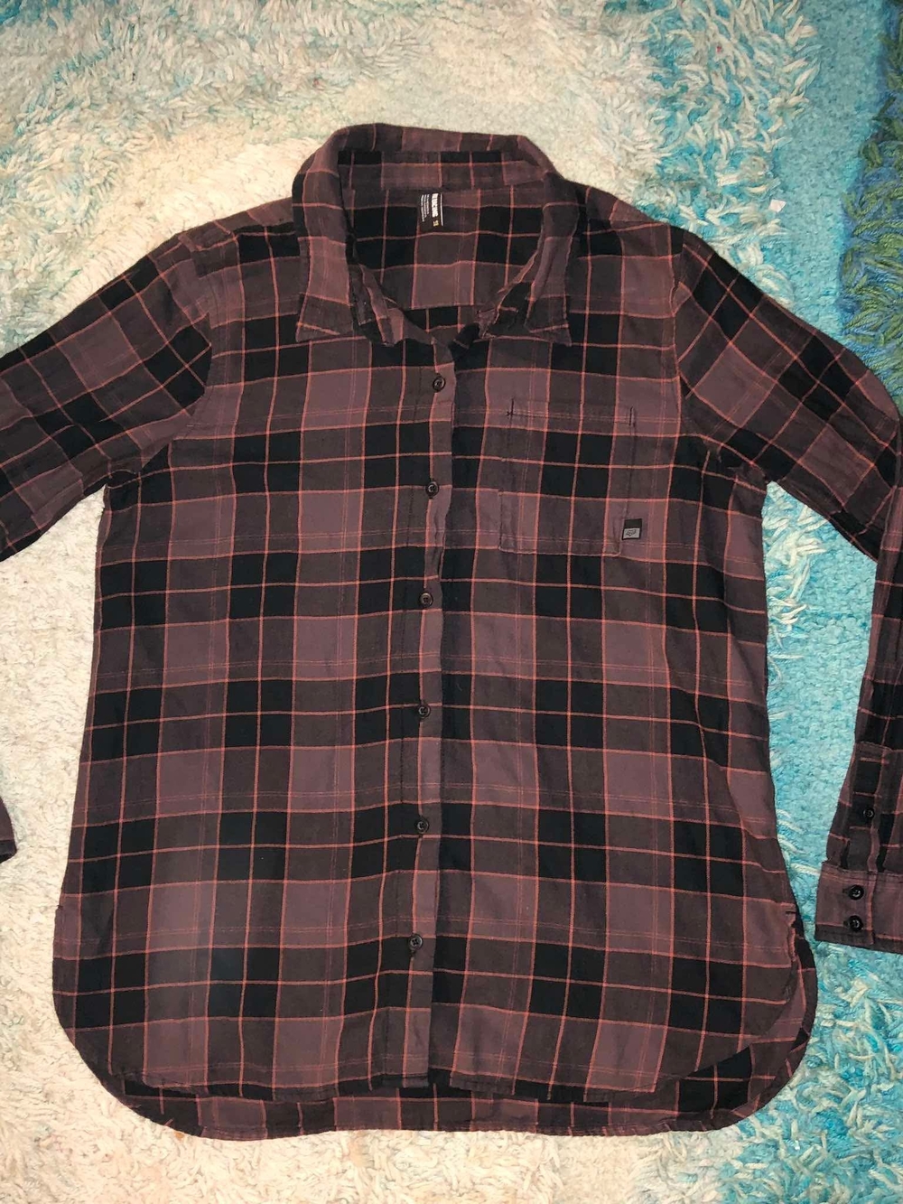 Fox Racing Women's Pines Flannel(Arms Part Are Very Wrinkled)